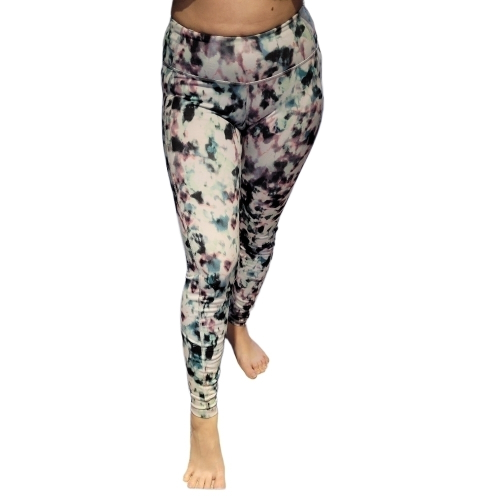 Old Navy Go Dry small fitted leggings watercolour design